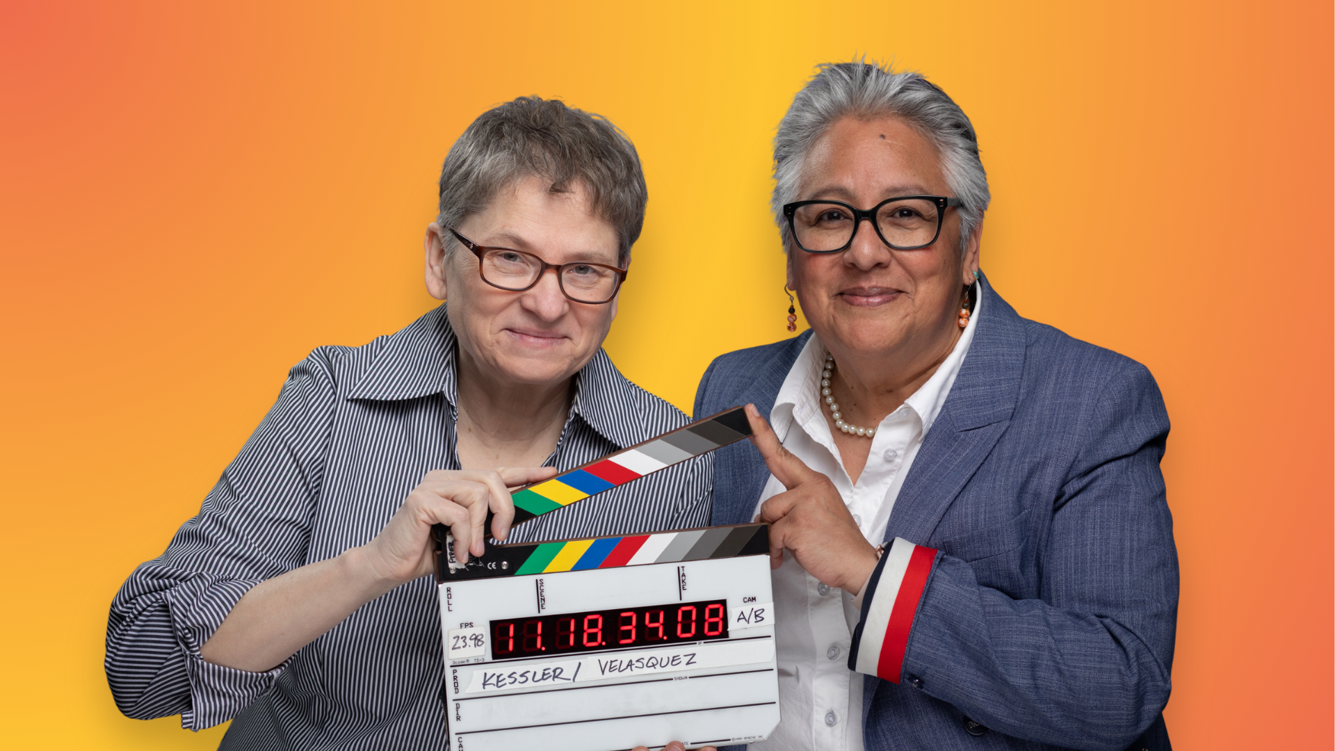 Piper Kessler and Monique Velasquez, co-founders of Velasquez Media, LGBTQ+ women-owned video production company in Durham NC